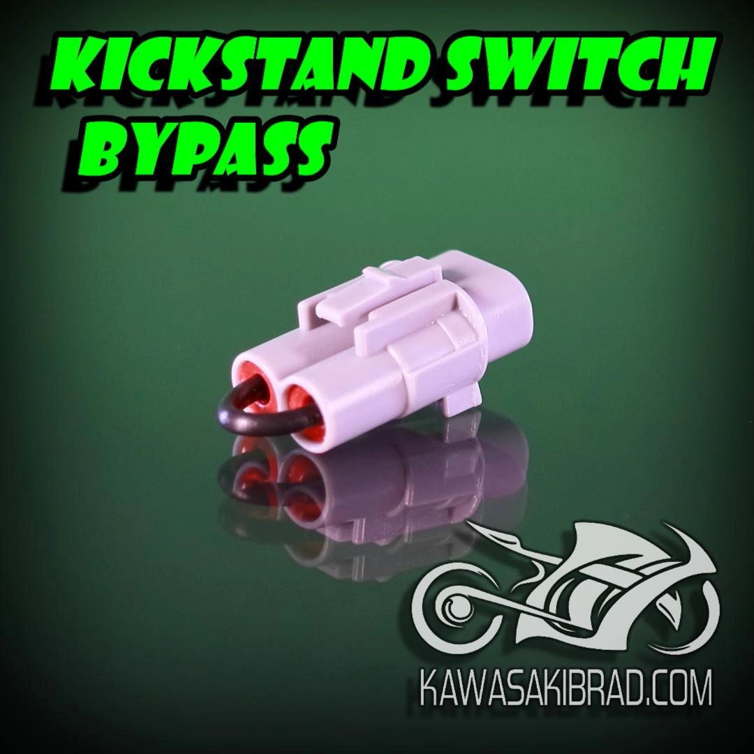 Kawasaki Kickstand/Sidestand Switch Bypass (Multi Fit chart at bottom